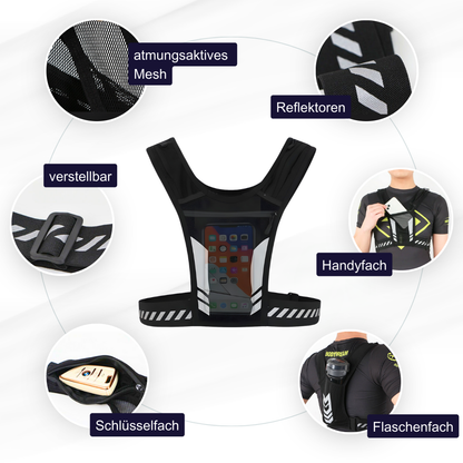 Reflektierende Laufweste – Leicht, sicher & perfekt für jede Joggingrunde