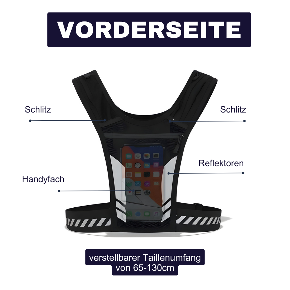 Reflektierende Laufweste – Leicht, sicher & perfekt für jede Joggingrunde