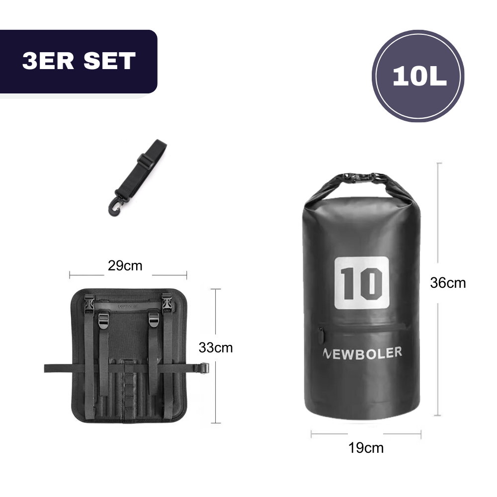 NEWBOLER Wasserdichte Lenkertasche – Sicher verstaut und bereit fürs Abenteuer