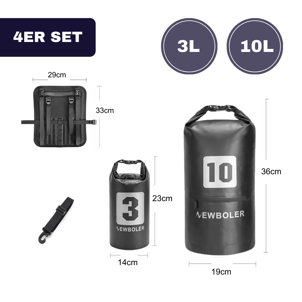 NEWBOLER Wasserdichte Lenkertasche – Sicher verstaut und bereit fürs Abenteuer