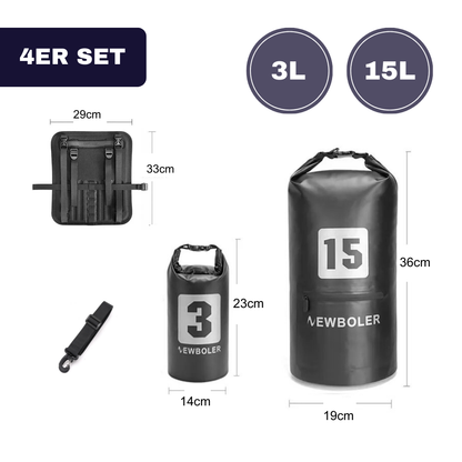 NEWBOLER Wasserdichte Lenkertasche – Sicher verstaut und bereit fürs Abenteuer