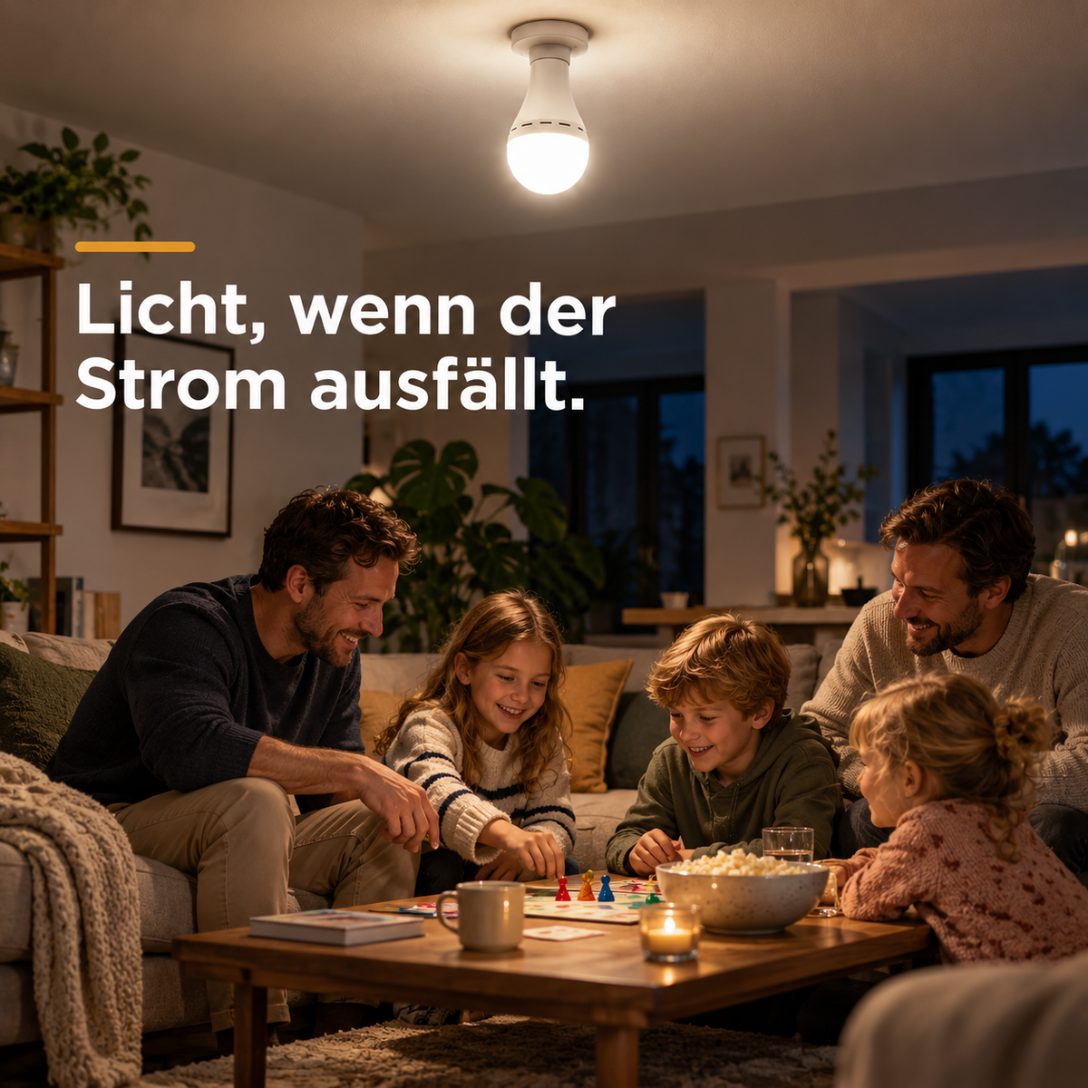 LichtReserve – Wiederaufladbare Notfall-LED