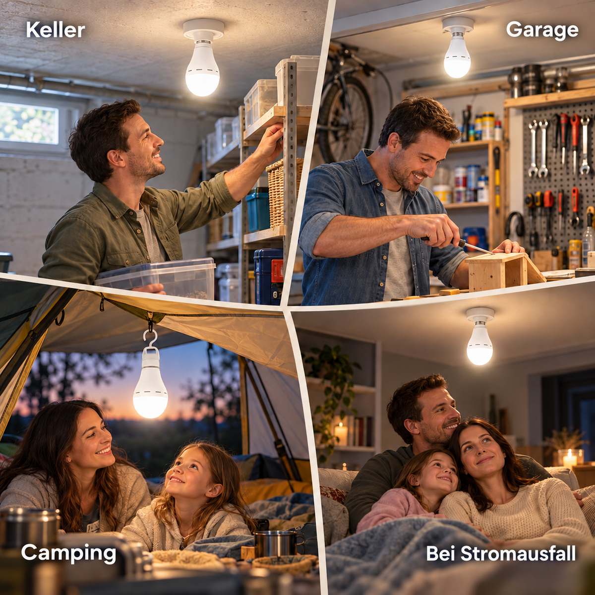 LichtReserve – Wiederaufladbare Notfall-LED