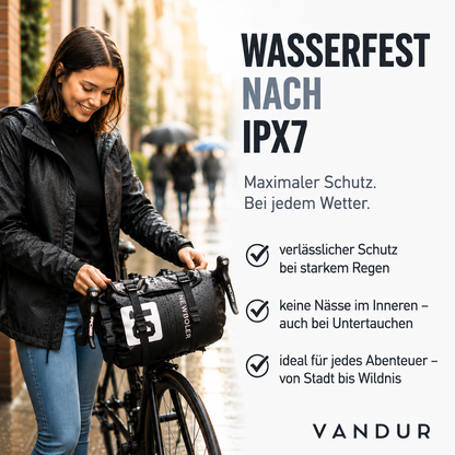 NEWBOLER Wasserdichte Lenkertasche – Sicher verstaut und bereit fürs Abenteuer
