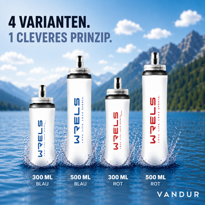 Faltbare Soft-Wasserflasche – Ultraleicht, flexibel & perfekt für jedes Abenteuer